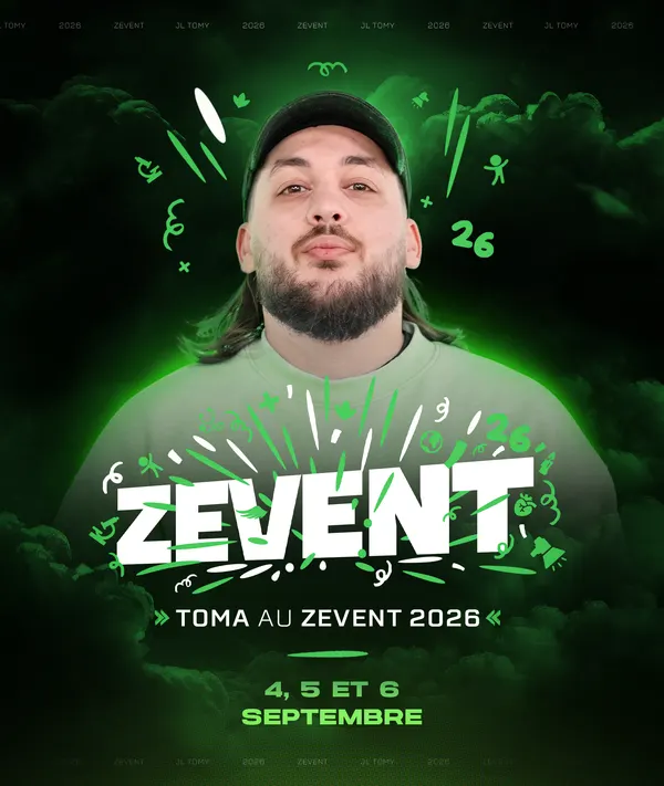 L’affiche de présence au ZEvent 2026